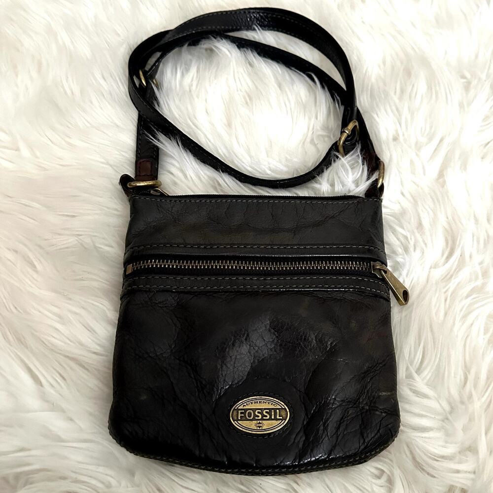 Fossil Long Live Vintage 1954 Leather Crossbody